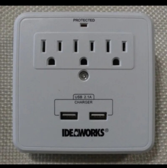 IDEAWORKS USB Outlet Multiplier and Surge Protector BNWT LtdEd SO 1 LEFT - Picture 5 of 8